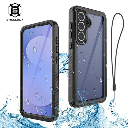 Étui étanche de Haute Qualité,Protection d'objectif robuste et durable entièrement scellé IP68 coque de téléphone étanche S26/s25/S25egde Ultra S23 S24 série